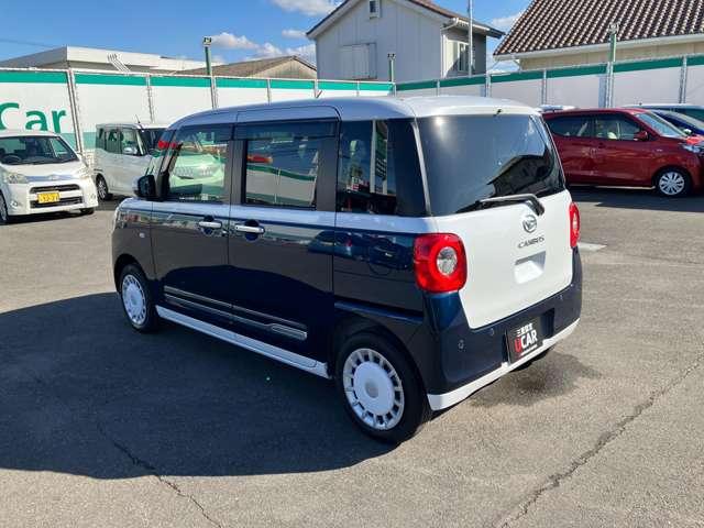 ムーヴキャンバス ストライプスＧ　両側電動スライドドア・全方位カメラ　前後障害物センサー　アイドルストップ　Ｂカメラ　パワーウインドウ　セキュリティアラーム　フルフラット　スマートキープッシュスタート　カーテンエアバック　Ｓヒーター（10枚目）