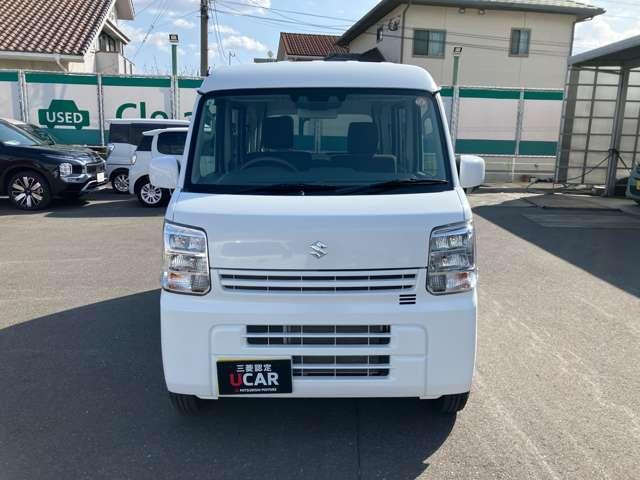 エブリイ ＰＣ　ＣＤオーディオ　パワーウィンド　両側スライド　キーレス付き　横滑防止　マニュアルエアコン　運転席エアバッグ　パワステ　シートヒーター付　アイドリングストップ機能付　パークセンサー　緊急ブレーキ（5枚目）