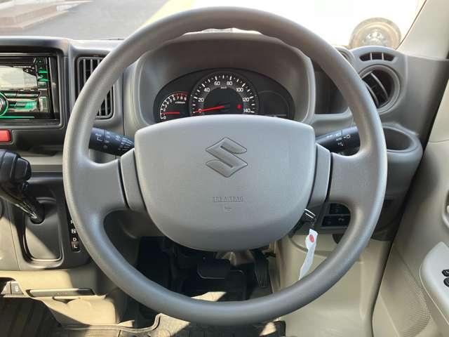 エブリイ ＰＣ　ＣＤオーディオ　パワーウィンド　両側スライド　キーレス付き　横滑防止　マニュアルエアコン　運転席エアバッグ　パワステ　シートヒーター付　アイドリングストップ機能付　パークセンサー　緊急ブレーキ（18枚目）