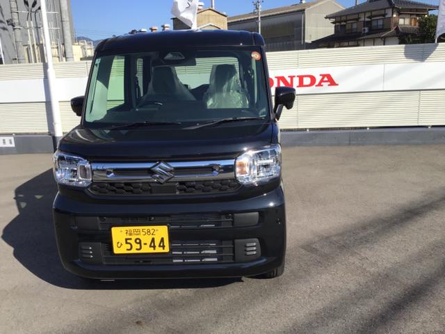 スペーシア ハイブリッドX 全周囲カメラ 両側電動スライドドア ナビ TV クリアランスソナー レーンアシスト 衝突被害軽減システム LEDヘッドランプ スマートキー アイドリングストップ シートヒーター ベンチシート CVT(14枚目)