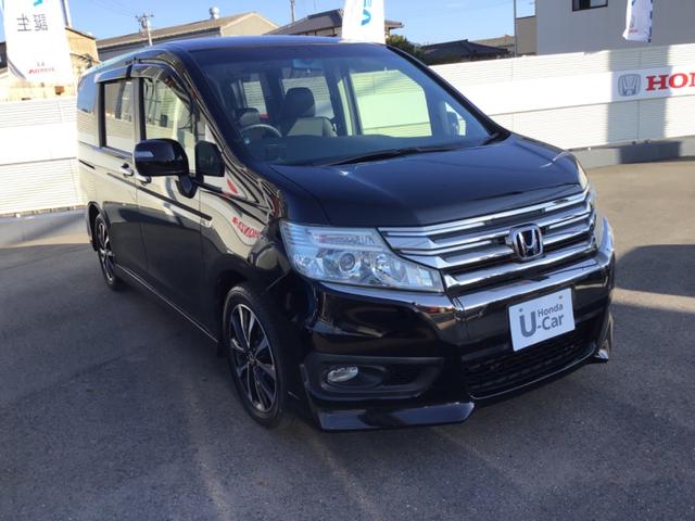 ステップワゴンスパーダ Ｚ　クールスピリット　ＥＴＣ　バックカメラ　ナビ　ＴＶ　オートクルーズコントロール　両側電動スライドドア　ＨＩＤ　スマートキー　アイドリングストップ　電動格納ミラー　３列シート　ＣＶＴ　アルミホイール　ＣＤ　ＤＶＤ再生（14枚目）