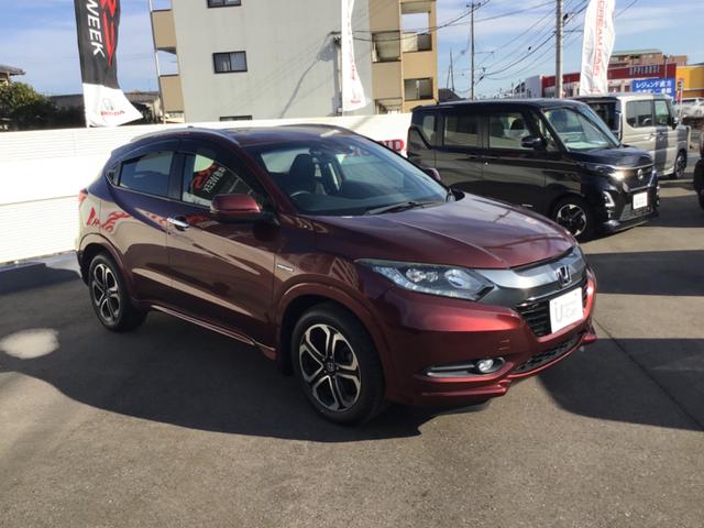 ヴェゼル ハイブリッドZ ドライブレコーダー ETC バックカメラ オートクルーズコントロール 衝突被害軽減システム TV オートライト LEDヘッドランプ アルミホイール スマートキー アイドリングストップ 電動格納ミラー(5枚目)