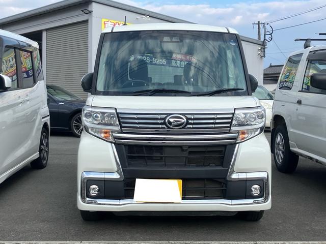 タント カスタムＸ　トップエディションリミテッドＳＡＩＩＩ　両側電動スライドドア　メモリーナビ　フルセグテレビ　アルミ　スマートキー　プッシュスタート　レーンアシスト　衝突被害軽減システム　アイドリングストップ　クリアランスソナー（3枚目）