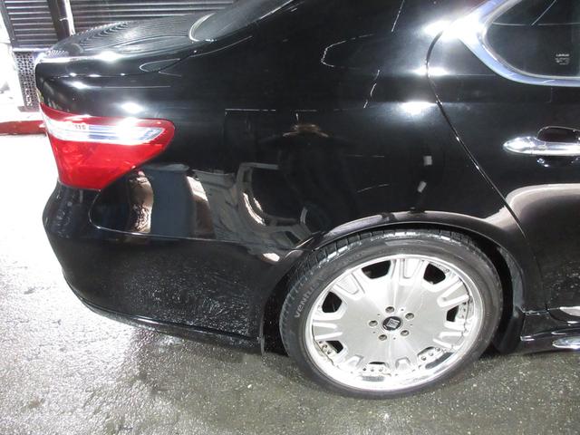 ＬＳ ＬＳ４６０　バージョンＣ　サンルーフ　黒革　クルコン　ＨＤＤナビ　ＤＶＤ　ＣＤ　Ｂカメラ　ＥＴＣ　ＷＡＬＤフルエアロ　ＷＡＬＤフェンダー　ＬＥＤヘッドライト　スマートキー　プッシュスタート（27枚目）