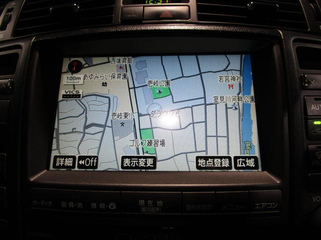 クラウン アスリート　６０ｔｈスペシャルエディション　後期　クルコン　ＨＤＤナビ　ＣＤ　バックカメラ　ＥＴＣ　ソナー　ローダウン　車高調　エアロ　スマートキー　プッシュスタート（19枚目）