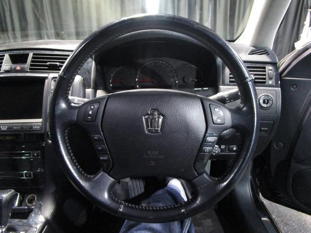 クラウン アスリート　６０ｔｈスペシャルエディション　後期　クルコン　ＨＤＤナビ　ＣＤ　バックカメラ　ＥＴＣ　ソナー　ローダウン　車高調　エアロ　スマートキー　プッシュスタート（64枚目）