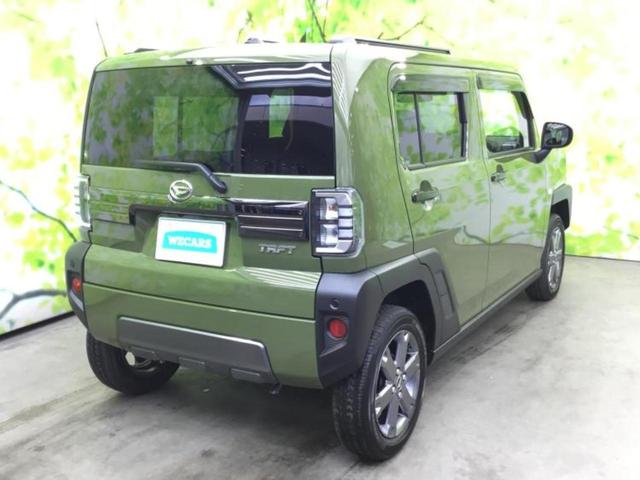 タフト Ｇダーククロムベンチャー　サンルーフ／保証書／衝突安全装置／シートヒーター／車線逸脱防止支援システム／パーキングアシスト　バックガイド／ヘッドランプ　ＬＥＤ／ＥＢＤ付ＡＢＳ／横滑り防止装置／アイドリングストップ　ワンオーナー（3枚目）