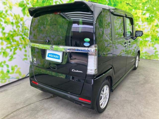 Ｎ－ＢＯＸカスタム Ｇ・Ｌパッケージ　新品タイヤ／社外　ＳＤナビ／電動スライドドア／ヘッドランプ　ＨＩＤ／ＥＴＣ／ＥＢＤ付ＡＢＳ／横滑り防止装置／アイドリングストップ／フルセグＴＶ／エアバッグ　運転席／エアバッグ　助手席　片側電動スライド（3枚目）