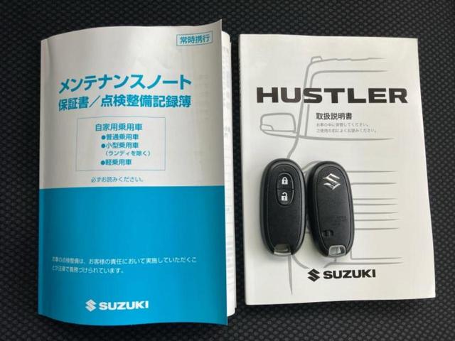 ハスラー Ｊスタイル　保証書／ディスプレイオーディオ／セーフティサポート（スズキ）／シートヒーター　運転席／ヘッドランプ　ＨＩＤ／ＥＴＣ／ＥＢＤ付ＡＢＳ／横滑り防止装置／アイドリングストップ／エアバッグ　運転席（28枚目）