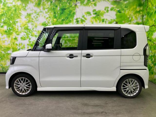 Ｎ－ＢＯＸカスタム Ｌ・ターボ　新品タイヤ／保証書／社外　８インチ　ＳＤナビ／ホンダセンシング／両側電動スライドドア／シートヒーター　前席／車線逸脱防止支援システム／シート　ハーフレザー／ヘッドランプ　ＬＥＤ　ターボ　バックカメラ（2枚目）