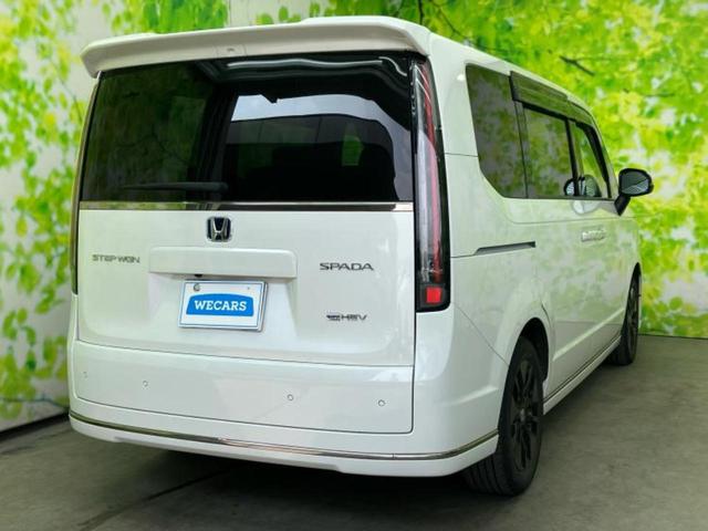 ステップワゴン ｅＨＥＶスパーダ　新品タイヤ／保証書／純正　９インチ　ＳＤナビ／衝突安全装置／両側電動スライドドア／シートヒーター／車線逸脱防止支援システム／シート　ハーフレザー／パーキングアシスト　バックガイド　衝突被害軽減システム（3枚目）