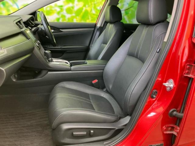 シビック ヒョウジュン　保証書／純正　ＳＤナビ／ホンダセンシング／シートヒーター　前席／車線逸脱防止支援システム／シート　フルレザー／ドライブレコーダー　社外／ヘッドランプ　ＬＥＤ／Ｂｌｕｅｔｏｏｔｈ接続／ＥＴＣ　革シート（6枚目）