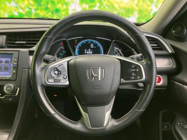 シビック ヒョウジュン　保証書／純正　ＳＤナビ／ホンダセンシング／シートヒーター　前席／車線逸脱防止支援システム／シート　フルレザー／ドライブレコーダー　社外／ヘッドランプ　ＬＥＤ／Ｂｌｕｅｔｏｏｔｈ接続／ＥＴＣ　革シート（14枚目）