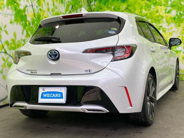 カローラスポーツ ハイブリッドG Z 新品タイヤ/保証書/ディスプレイオーディオ+ナビ9インチ/トヨタセーフティセンス/シートヒーター 前席/車線逸脱防止支援システム/シート ハーフレザー/ドライブレコーダー 前後 衝突被害軽減システム(3枚目)