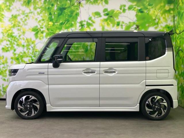 スペーシアカスタム ハイブリッドＸＳターボ　保証書／純正　９インチ　メモリーナビ／セーフティサポート（スズキ）／両側電動スライドドア／シートヒーター　前席／全方位モニター／車線逸脱防止支援システム／シート　ハーフレザー／登録済未使用車　ターボ（2枚目）