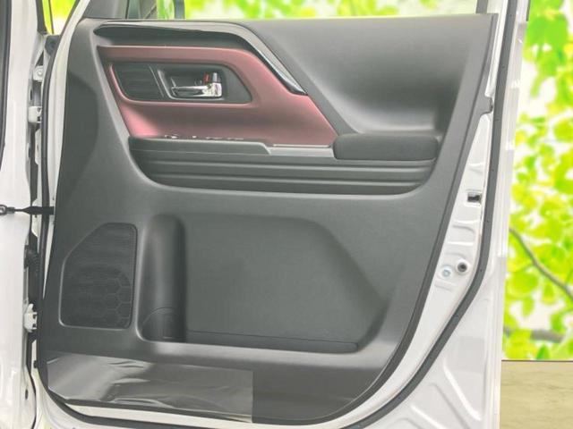 スペーシアカスタム ハイブリッドＸＳターボ　保証書／純正　９インチ　メモリーナビ／セーフティサポート（スズキ）／両側電動スライドドア／シートヒーター　前席／全方位モニター／車線逸脱防止支援システム／シート　ハーフレザー／登録済未使用車　ターボ（19枚目）