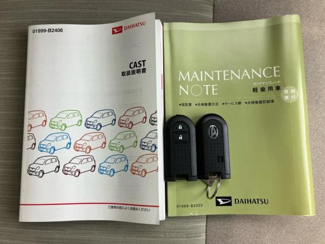 キャスト X SA2 新品タイヤ/保証書/純正 SDナビ/衝突安全装置/車線逸脱防止支援システム/ETC/EBD付ABS/横滑り防止装置/アイドリングストップ/フルセグTV/エアバッグ 運転席/エアバッグ 助手席 記録簿(32枚目)