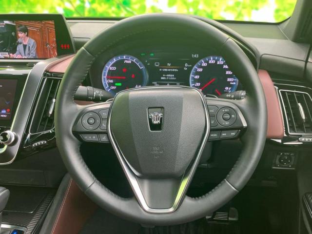 クラウンハイブリッド RSアドバンス サンルーフ/保証書/純正 8インチ SDナビ/トヨタセーフティセンス/シートヒーター 前席/車線逸脱防止支援システム/シート ハーフレザー/ドライブレコーダー 純正/ヘッドランプ LED バックカメラ(15枚目)