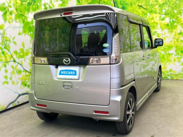 フレアワゴンカスタムスタイル ＸＧターボ　新品タイヤ／社外　ナビ／衝突安全装置／電動スライドドア／シートヒーター　前席／車線逸脱防止支援システム／ヘッドランプ　ＨＩＤ／ＥＴＣ／ＥＢＤ付ＡＢＳ／横滑り防止装置／アイドリングストップ　バックカメラ（3枚目）