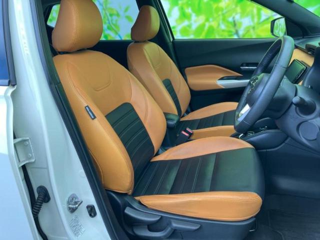 キックス Ｘツートーンインテリアエディション　保証書／純正　９インチ　ＳＤナビ／インテリジェントルームミラー／衝突安全装置／シートヒーター／アラウンドビューモニター／車線逸脱防止支援システム／シート　合皮／プロパイロット／ヘッドランプ　ＬＥＤ（4枚目）