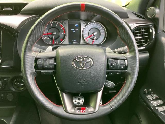 ハイラックス ４ＷＤ　Ｚ　ＧＲスポーツ　保証書／ディスプレイオーディオ＋ナビ８インチ／衝突安全装置／全方位モニター／車線逸脱防止支援システム／シート　ハーフレザー／ドライブレコーダー　前後／ヘッドランプ　ＬＥＤ／ＵＳＢジャック　全周囲カメラ（14枚目）