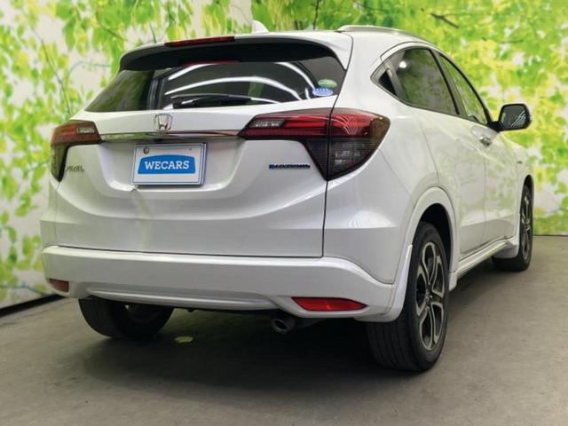 ヴェゼル ハイブリッドＺ・ホンダセンシング　新品タイヤ／保証書／純正　ＳＤナビ／ホンダセンシング／シートヒーター／シート　ハーフレザー／ドライブレコーダー　社外／ヘッドランプ　ＬＥＤ／ＵＳＢジャック／Ｂｌｕｅｔｏｏｔｈ接続／ＥＴＣ　バックカメラ（3枚目）