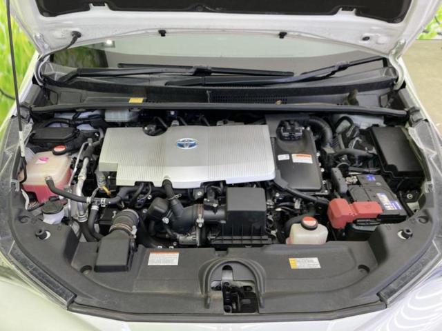 プリウス S 新品タイヤ/保証書/純正 SDナビ/ヘッドランプ LED/Bluetooth接続/ETC/EBD付ABS/横滑り防止装置/バックモニター/フルセグTV/DVD/エアバッグ 運転席 バックカメラ(41枚目)