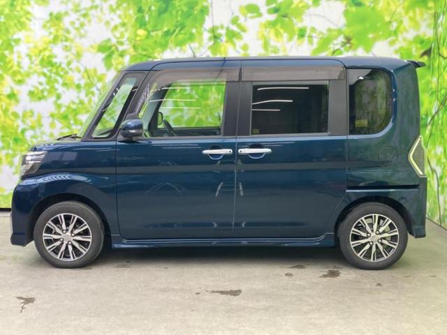 タント カスタムＸトップエディションＶＳ　ＳＡ３　新品タイヤ／保証書／純正　ＳＤナビ／スマートアシスト（トヨタ・ダイハツ）／両側電動スライドドア／シートヒーター／パノラマモニター／車線逸脱防止支援システム／シート　ハーフレザー　衝突被害軽減システム（2枚目）