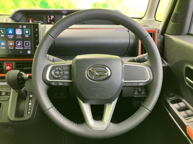 タント ファンクロスターボ　保証書／ディスプレイオーディオ９インチ／スマートアシスト（トヨタ・ダイハツ）／両側電動スライドドア／シートヒーター　前席／車線逸脱防止支援システム／届出済未使用車／ヘッドランプ　ＬＥＤ　ターボ　ＴＶ（14枚目）