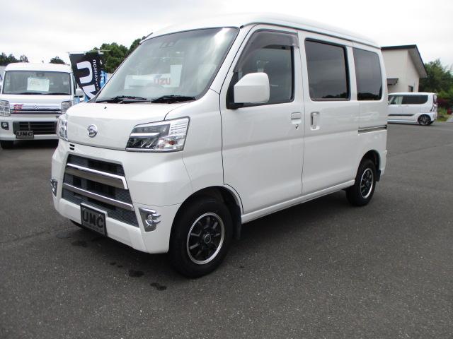 ハイゼットカーゴ クルーズターボＳＡＩＩＩ　オーバーヘッドシェルフ　フロント一部メッキパーツ　ＥＴＣ付き　車検整備付き（3枚目）