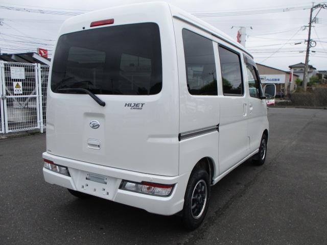 ハイゼットカーゴ クルーズターボＳＡＩＩＩ　オーバーヘッドシェルフ　フロント一部メッキパーツ　ＥＴＣ付き　車検整備付き（8枚目）