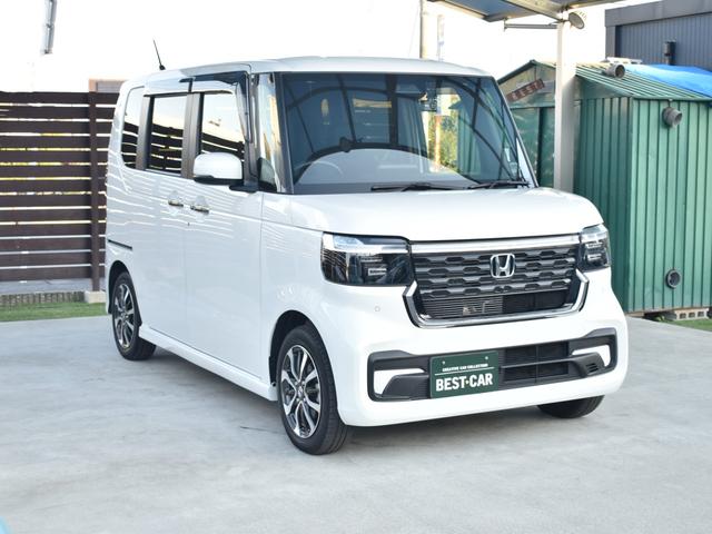 Ｎ－ＢＯＸカスタム ベースグレード　８インチＨｏｎｄａＣＯＮＮＥＣＴナビ／Ｂｌｕｅｔｏｏｔｈ／フルセグＴＶ／バックモニター／ＥＴＣ／ホンダセンシング／両側電動スライドドア／前席シートヒーター／クリアランスソナー／電子パーキング（7枚目）