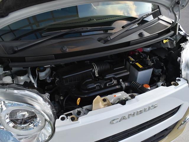 ムーヴキャンバス ストライプスG 衝突被害軽減ブレーキ/両側電動スライドドア/社外ナビ/Bluetooth/フルセグTV/バックモニター/クリアランスソナー/前席シートヒーター/ステアリングスイッチ/電子パーキング/ETC(14枚目)