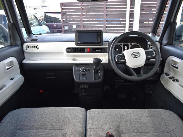 ムーヴキャンバス ストライプスG 衝突被害軽減ブレーキ/両側電動スライドドア/社外ナビ/Bluetooth/フルセグTV/バックモニター/クリアランスソナー/前席シートヒーター/ステアリングスイッチ/電子パーキング/ETC(15枚目)