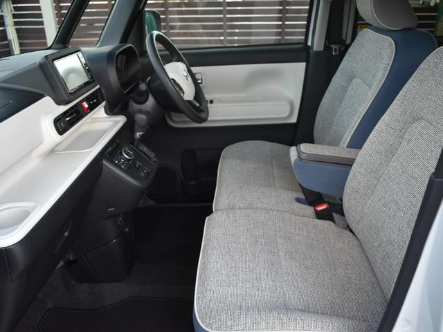 ムーヴキャンバス ストライプスG 衝突被害軽減ブレーキ/両側電動スライドドア/社外ナビ/Bluetooth/フルセグTV/バックモニター/クリアランスソナー/前席シートヒーター/ステアリングスイッチ/電子パーキング/ETC(21枚目)