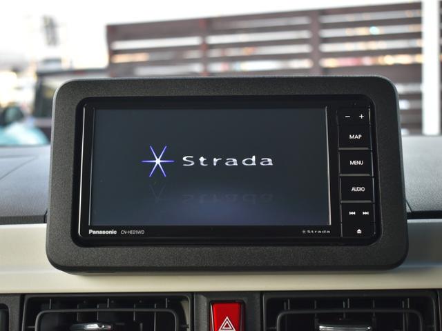 ムーヴキャンバス ストライプスG 衝突被害軽減ブレーキ/両側電動スライドドア/社外ナビ/Bluetooth/フルセグTV/バックモニター/クリアランスソナー/前席シートヒーター/ステアリングスイッチ/電子パーキング/ETC(22枚目)