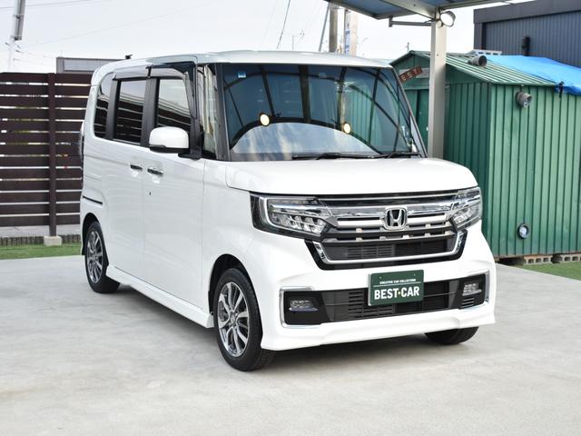 Ｎ－ＢＯＸカスタム Ｌ　ホンダセンシング／両側電動スライドドア／純正８インチナビ／バックモニター／フルセグＴＶ／Ｂｌｕｅｔｏｏｔｈ／前席シートヒーター／クリアランスソナー／横滑り防止装置／電子パーキング／ビルトインＥＴＣ（7枚目）