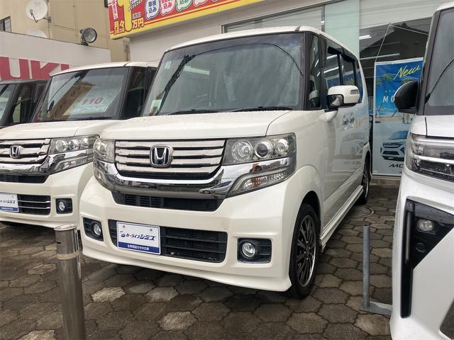 Ｎ－ＢＯＸカスタム Ｇ・ターボパッケージ　ドライブレコーダー　ＥＴＣ　両側電動スライドドア　ナビ　ＴＶ　オートクルーズコントロール　オートライト　ＨＩＤ　スマートキー　アイドリングストップ　電動格納ミラー　ＣＶＴ　盗難防止システム　ＡＢＳ（12枚目）