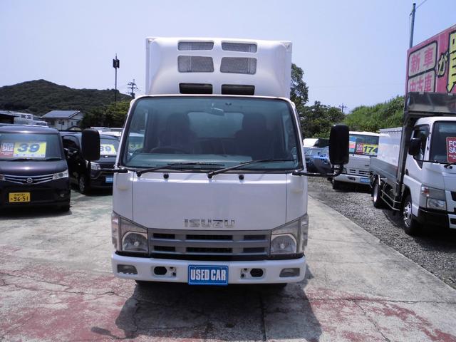 エルフトラック 　冷蔵冷凍車　標準キャブ　ショートボデー　パワーゲート付　ラッシングレール２段　床板ステンレス　サイドドア付（3枚目）