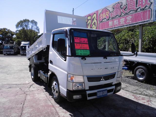 キャンター ダンプ　３トン積み　４ナンバー　オールペン済　ボデー補強済　ボデー内寸長さ３１０ｃｍ　幅１６０ｃｍ（6枚目）