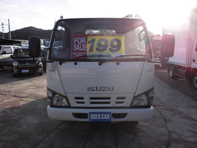 エルフトラック フルフラットローダンプ オールペン済 2トン積み フルフラットロー 4ナンバー エアコン パワステ パワーウインド エアバック ボデー内寸長さ310cm 幅160cm(2枚目)