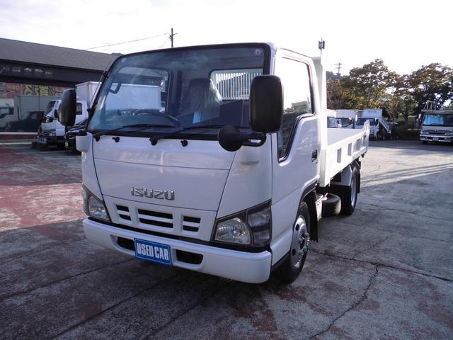 エルフトラック フルフラットローダンプ オールペン済 2トン積み フルフラットロー 4ナンバー エアコン パワステ パワーウインド エアバック ボデー内寸長さ310cm 幅160cm(6枚目)