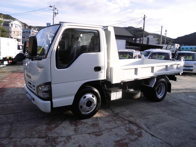 エルフトラック フルフラットローダンプ オールペン済 2トン積み フルフラットロー 4ナンバー エアコン パワステ パワーウインド エアバック ボデー内寸長さ310cm 幅160cm(7枚目)