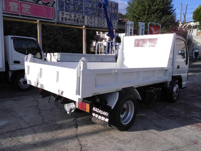 エルフトラック フルフラットローダンプ オールペン済 2トン積み フルフラットロー 4ナンバー エアコン パワステ パワーウインド エアバック ボデー内寸長さ310cm 幅160cm(8枚目)