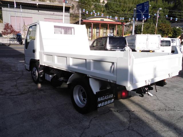 エルフトラック フルフラットローダンプ オールペン済 2トン積み フルフラットロー 4ナンバー エアコン パワステ パワーウインド エアバック ボデー内寸長さ310cm 幅160cm(12枚目)