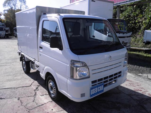 キャリイトラック 冷蔵冷凍車 エアコンパワステ パワーウインド ー20度設定 サイドドア付 ナビ テレビ バックカメラ オートマチック(13枚目)