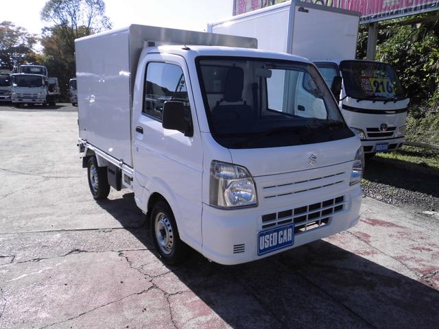 キャリイトラック 冷蔵冷凍車 エアコン パワステ パワーウインド ー20度設定 サイドドア付 ナビ テレビ バックカメラ オートマチック(3枚目)