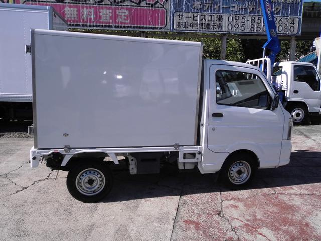 キャリイトラック 冷蔵冷凍車 エアコン パワステ パワーウインド ー20度設定 サイドドア付 ナビ テレビ バックカメラ オートマチック(4枚目)