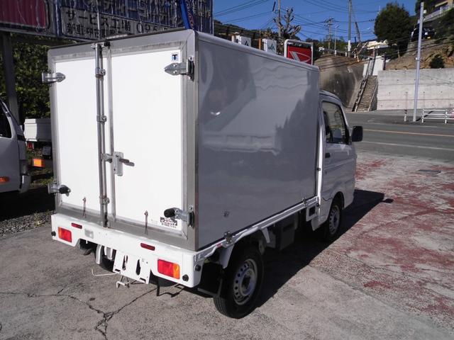 キャリイトラック 冷蔵冷凍車 エアコン パワステ パワーウインド ー20度設定 サイドドア付 ナビ テレビ バックカメラ オートマチック(11枚目)