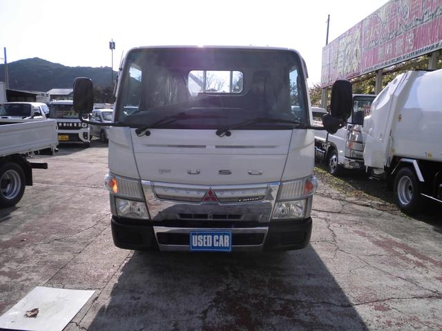 キャンター 　２トン　平ボデー　標準キャブ　ショートボデー　２トン積み　フルフラットロー　床鉄板張り　エアコン　パワステ　パワーウインド（8枚目）